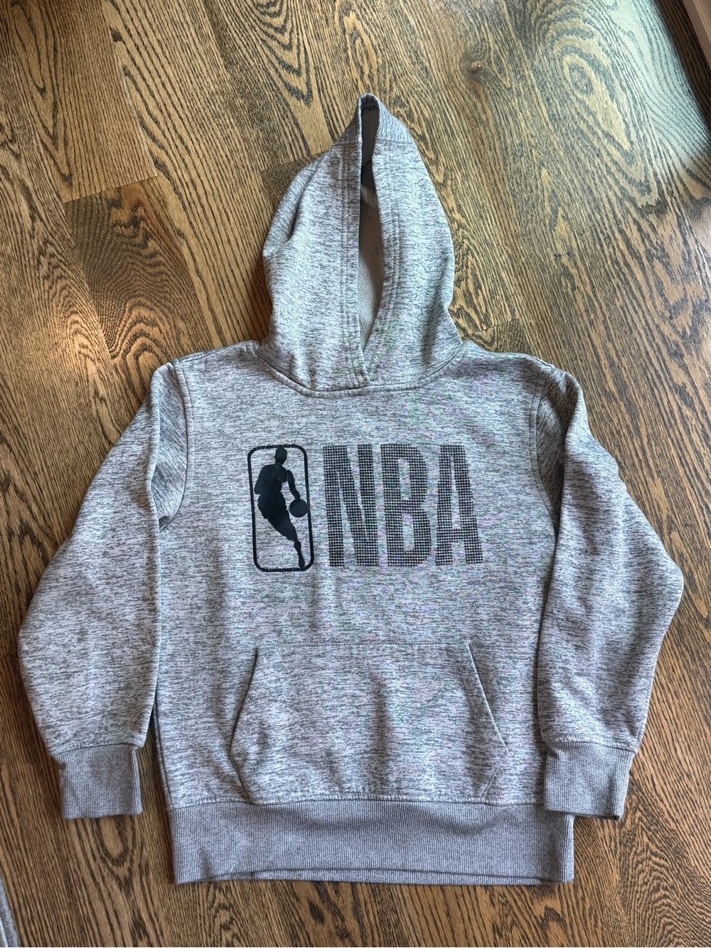NBA Youth Gray Hooded Sweatshirt